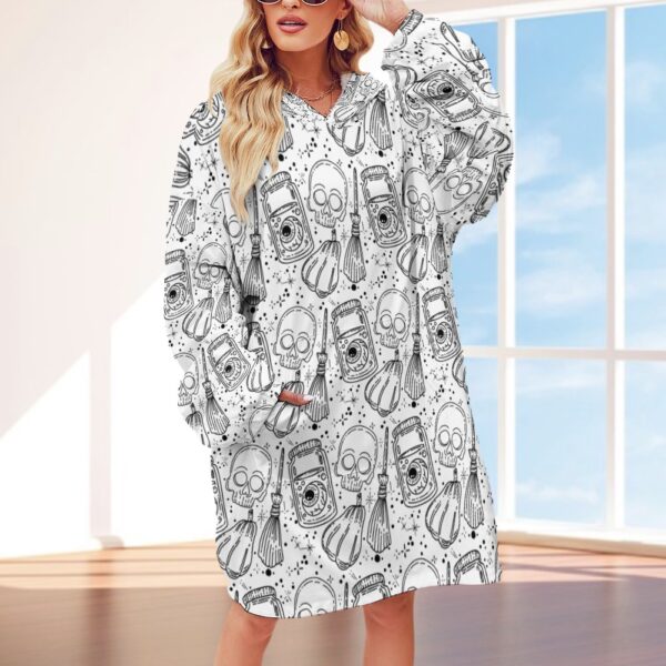 Manta sudadera con capucha para mujer - Imagen 3